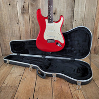 Fender American Stratocaster 50th Anniversary 2004 – Candy Apple Red, Custom Shop Pickups, Original Case - Mahar's Vintage Guitars