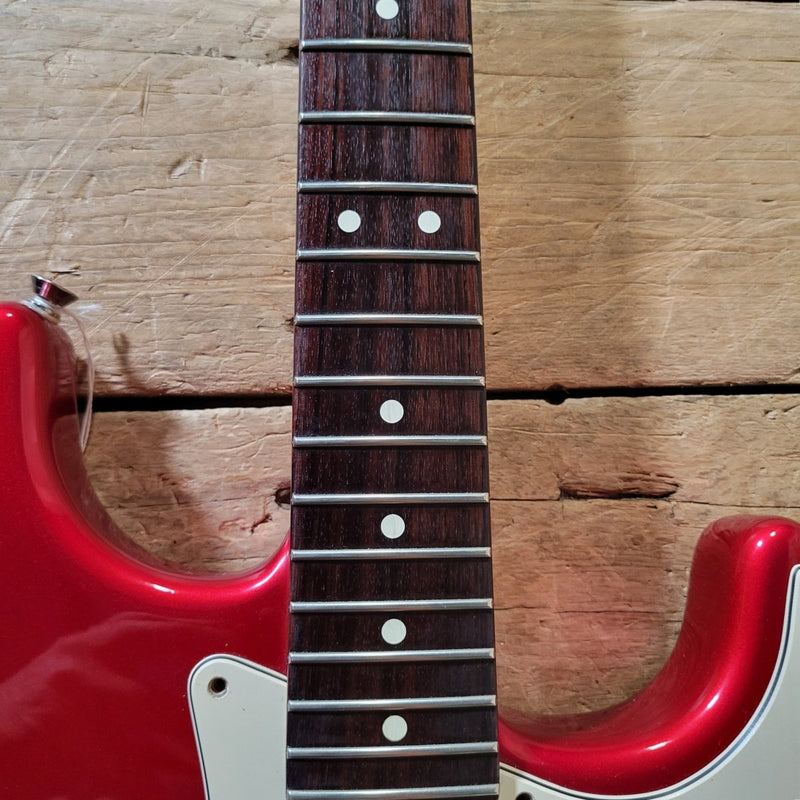 Fender American Stratocaster 50th Anniversary 2004 – Candy Apple Red, Custom Shop Pickups, Original Case - Mahar's Vintage Guitars