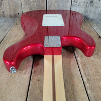 Fender American Stratocaster 50th Anniversary 2004 – Candy Apple Red, Custom Shop Pickups, Original Case - Mahar's Vintage Guitars