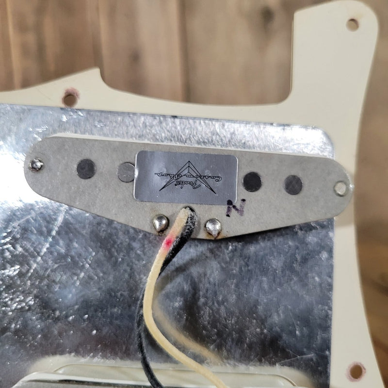 Fender American Stratocaster 50th Anniversary 2004 – Candy Apple Red, Custom Shop Pickups, Original Case - Mahar's Vintage Guitars
