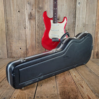 Fender American Stratocaster 50th Anniversary 2004 – Candy Apple Red, Custom Shop Pickups, Original Case - Mahar's Vintage Guitars