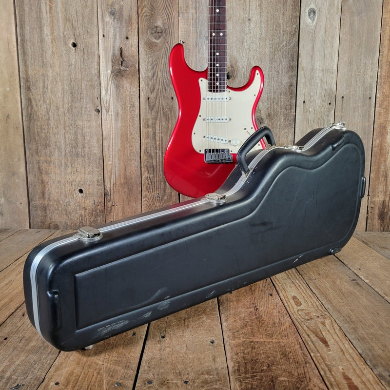 Fender American Stratocaster 50th Anniversary 2004 – Candy Apple Red, Custom Shop Pickups, Original Case - Mahar's Vintage Guitars