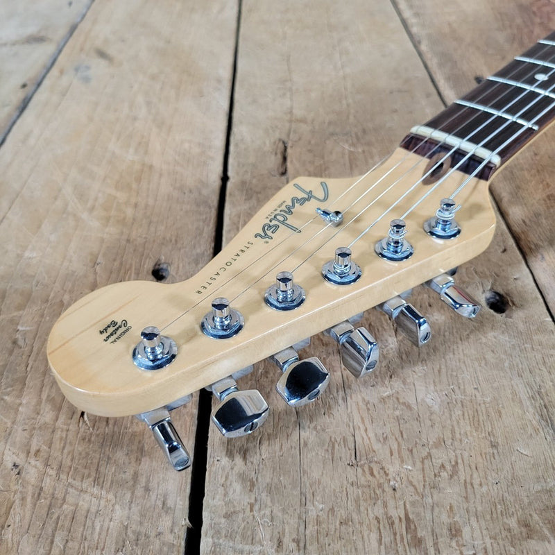 Fender American Stratocaster 50th Anniversary 2004 – Candy Apple Red, Custom Shop Pickups, Original Case - Mahar's Vintage Guitars