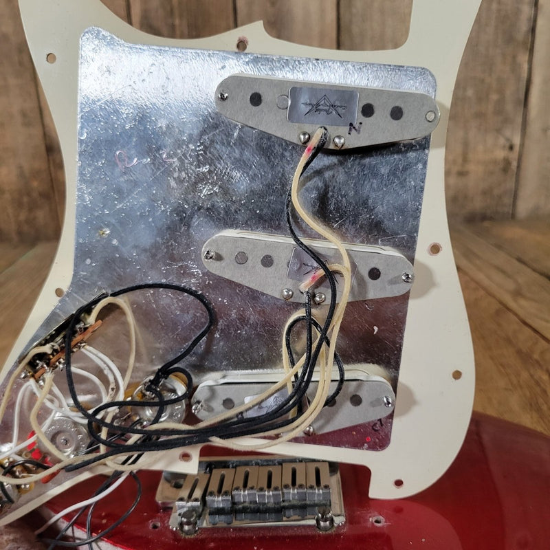 Fender American Stratocaster 50th Anniversary 2004 – Candy Apple Red, Custom Shop Pickups, Original Case - Mahar's Vintage Guitars