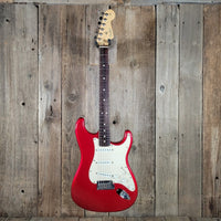 Fender American Stratocaster 50th Anniversary 2004 – Candy Apple Red, Custom Shop Pickups, Original Case - Mahar's Vintage Guitars