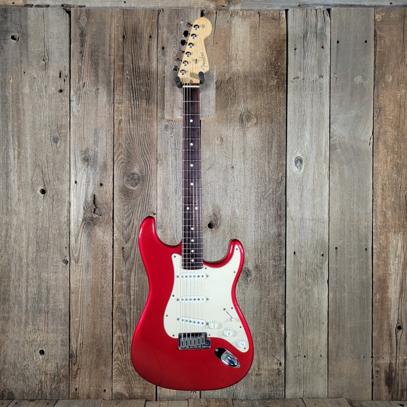 Fender American Stratocaster 50th Anniversary 2004 – Candy Apple Red, Custom Shop Pickups, Original Case - Mahar's Vintage Guitars