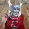 Fender American Stratocaster 50th Anniversary 2004 – Candy Apple Red, Custom Shop Pickups, Original Case - Mahar's Vintage Guitars