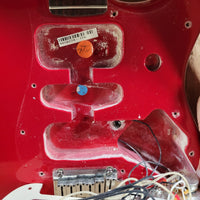 Fender American Stratocaster 50th Anniversary 2004 – Candy Apple Red, Custom Shop Pickups, Original Case - Mahar's Vintage Guitars