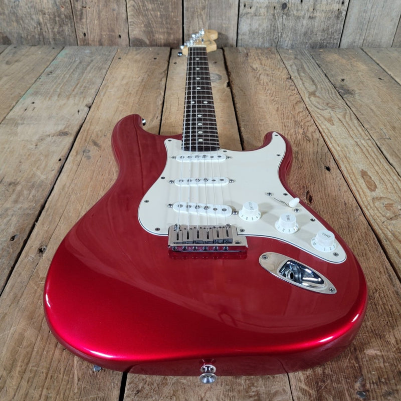 Fender American Stratocaster 50th Anniversary 2004 – Candy Apple Red, Custom Shop Pickups, Original Case - Mahar's Vintage Guitars