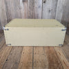 Fender Bandmaster Cab Original Cover Rough White Tolex 1962 - Mahar's Vintage Guitars