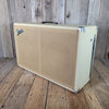 Fender Bandmaster Cab Original Cover Rough White Tolex 1962 - Mahar's Vintage Guitars