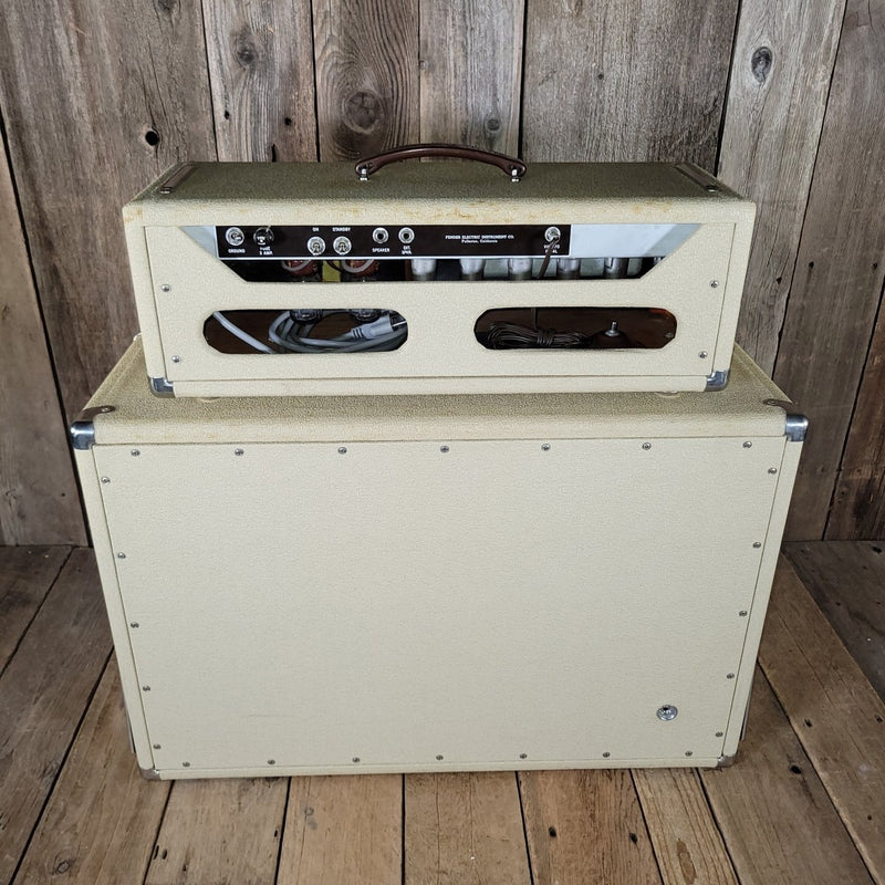 Fender Bandmaster G67 - A Head & Tone Ring Cabinet Blonde 1960 - Mahar's Vintage Guitars
