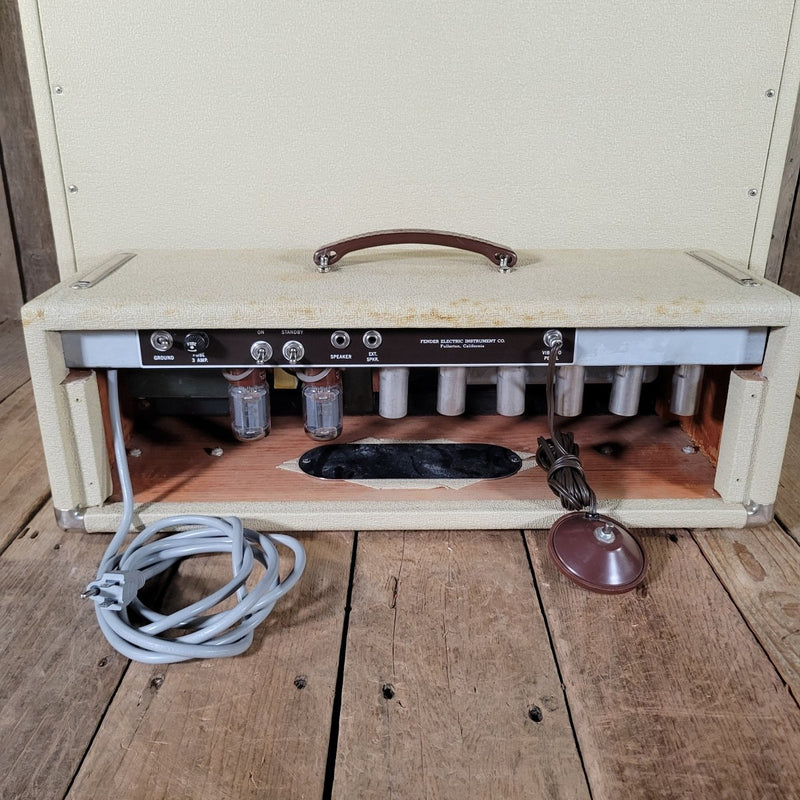Fender Bandmaster G67 - A Head & Tone Ring Cabinet Blonde 1960 - Mahar's Vintage Guitars