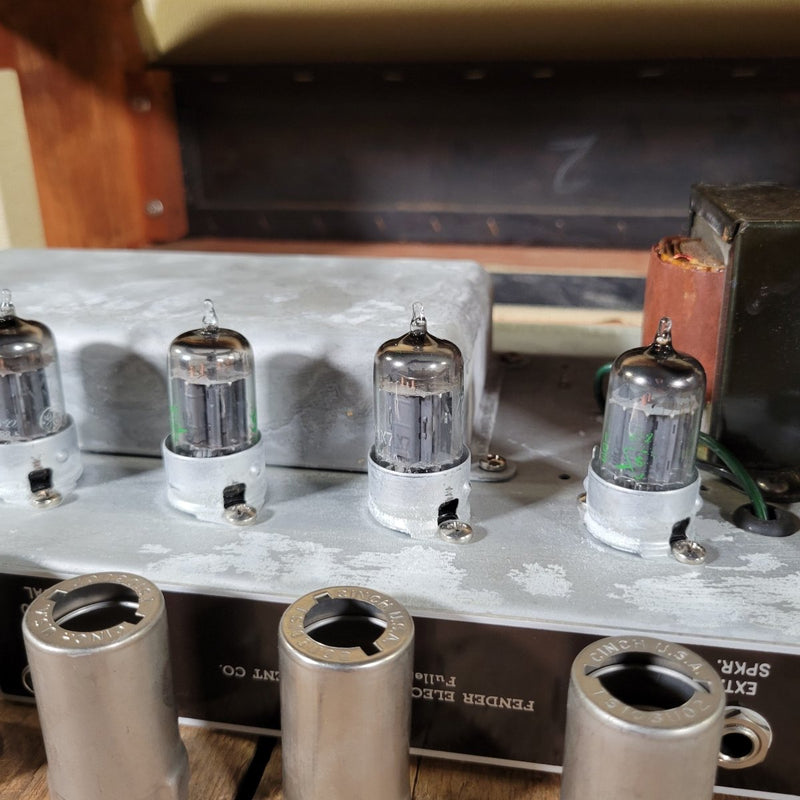 Fender Bandmaster G67 - A Head & Tone Ring Cabinet Blonde 1960 - Mahar's Vintage Guitars