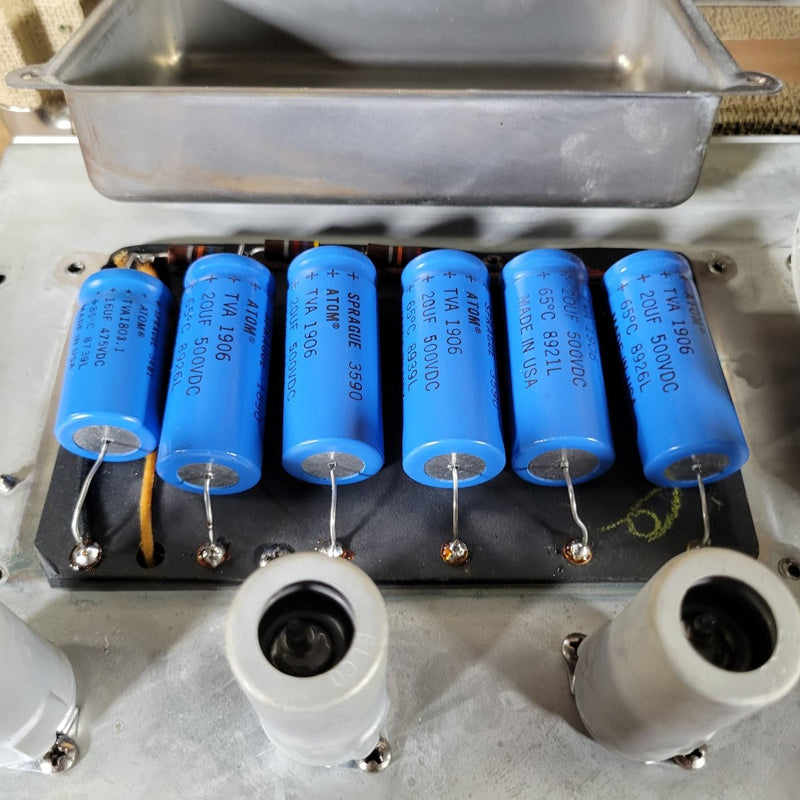 Fender Bassman 6G6 - A Head and Tone Ring Cab 1961 Blonde Tolex - Mahar's Vintage Guitars