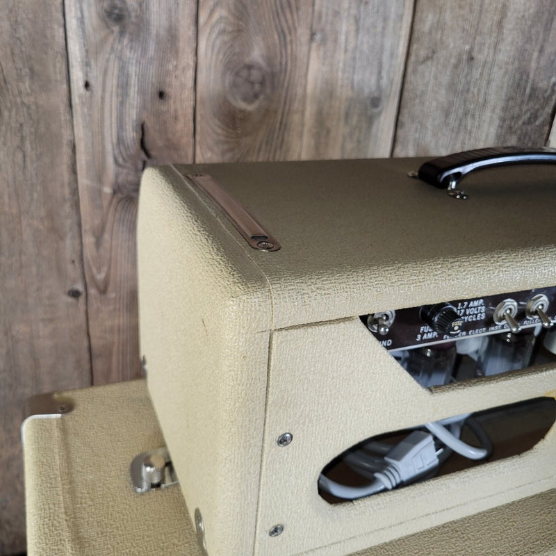 Fender Bassman 6G6 - A Head and Tone Ring Cab 1961 Blonde Tolex - Mahar's Vintage Guitars