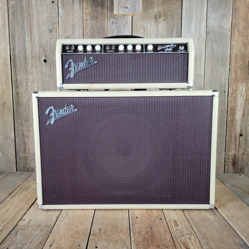 Fender Bassman 6G6 - A Head and Tone Ring Cab 1961 Blonde Tolex - Mahar's Vintage Guitars