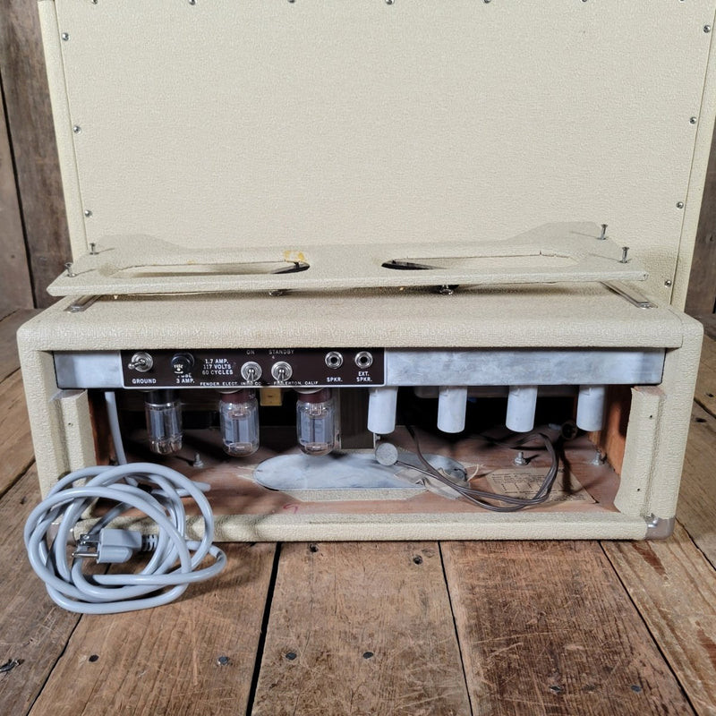 Fender Bassman 6G6 - A Head and Tone Ring Cab 1961 Blonde Tolex - Mahar's Vintage Guitars