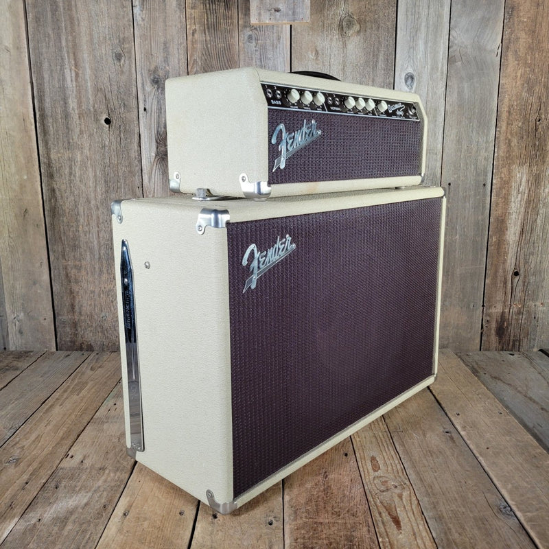 Fender Bassman 6G6 - A Head and Tone Ring Cab 1961 Blonde Tolex - Mahar's Vintage Guitars