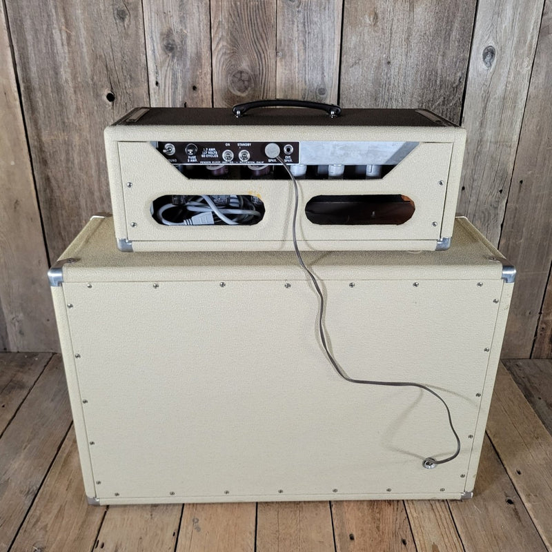 Fender Bassman 6G6 - A Head and Tone Ring Cab 1961 Blonde Tolex - Mahar's Vintage Guitars