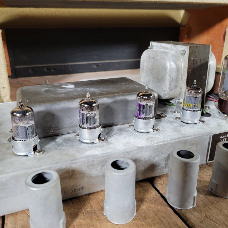 Fender Bassman 6G6 - A Head and Tone Ring Cab 1961 Blonde Tolex - Mahar's Vintage Guitars