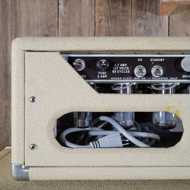 Fender Bassman 6G6 - A Head and Tone Ring Cab 1961 Blonde Tolex - Mahar's Vintage Guitars