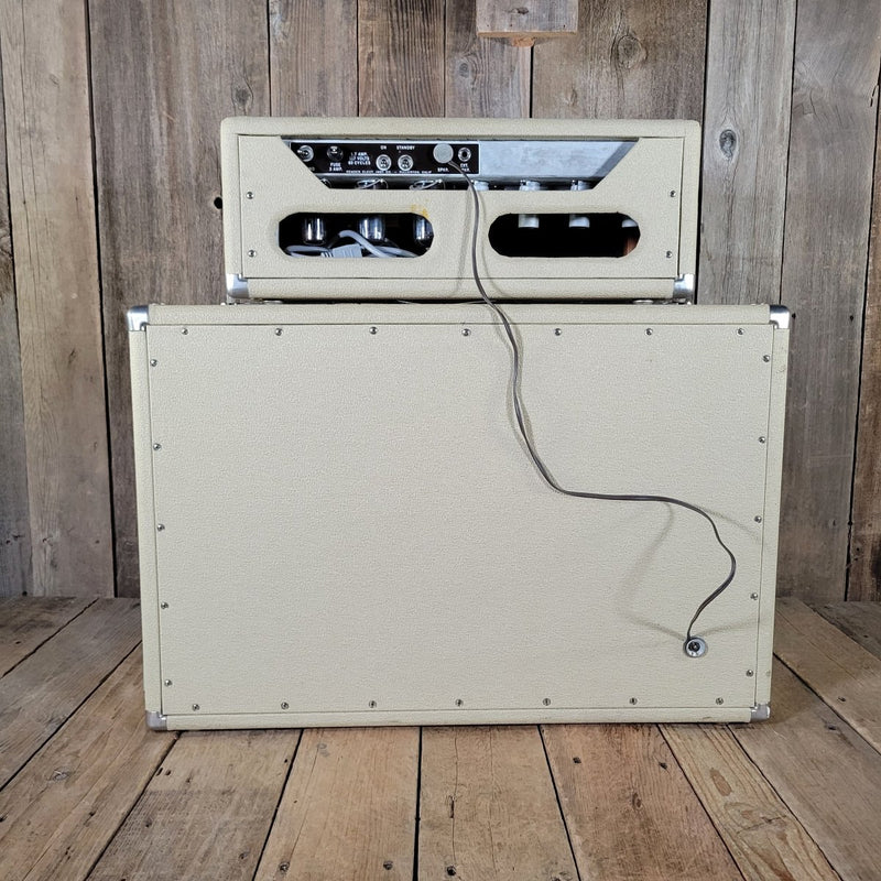 Fender Bassman 6G6 - A Head and Tone Ring Cab 1961 Blonde Tolex - Mahar's Vintage Guitars