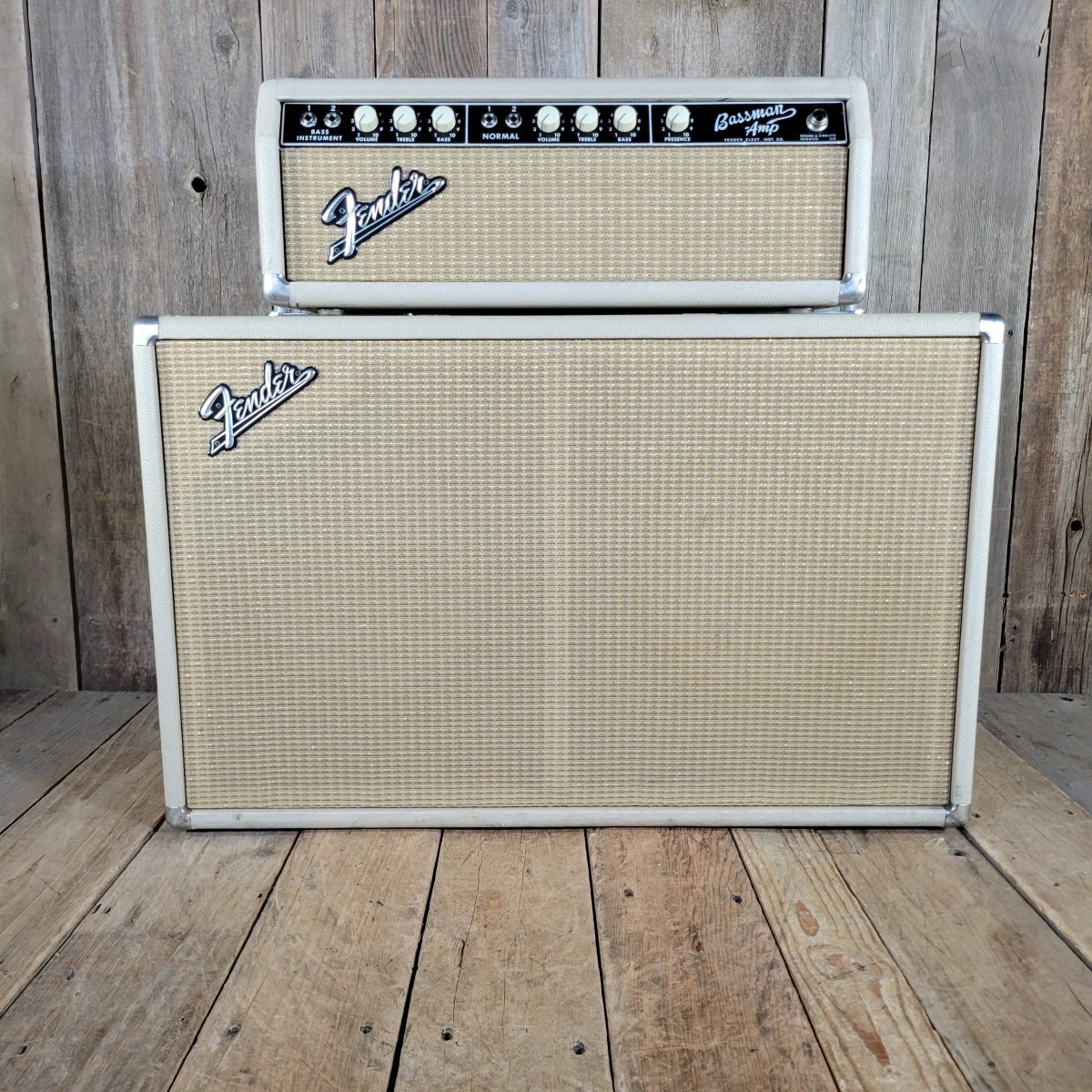 Fender Bassman 6G6 - C Head & Cab 1964 w/ Original Covers - Mahar's Vintage Guitars