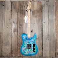 Fender Blue Flower Telecaster CIJ 2002 – Mint w/ Tags & TKL Tweed Case (Crafted in Japan) - Mahar's Vintage Guitars