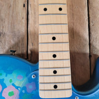 Fender Blue Flower Telecaster CIJ 2002 – Mint w/ Tags & TKL Tweed Case (Crafted in Japan) - Mahar's Vintage Guitars