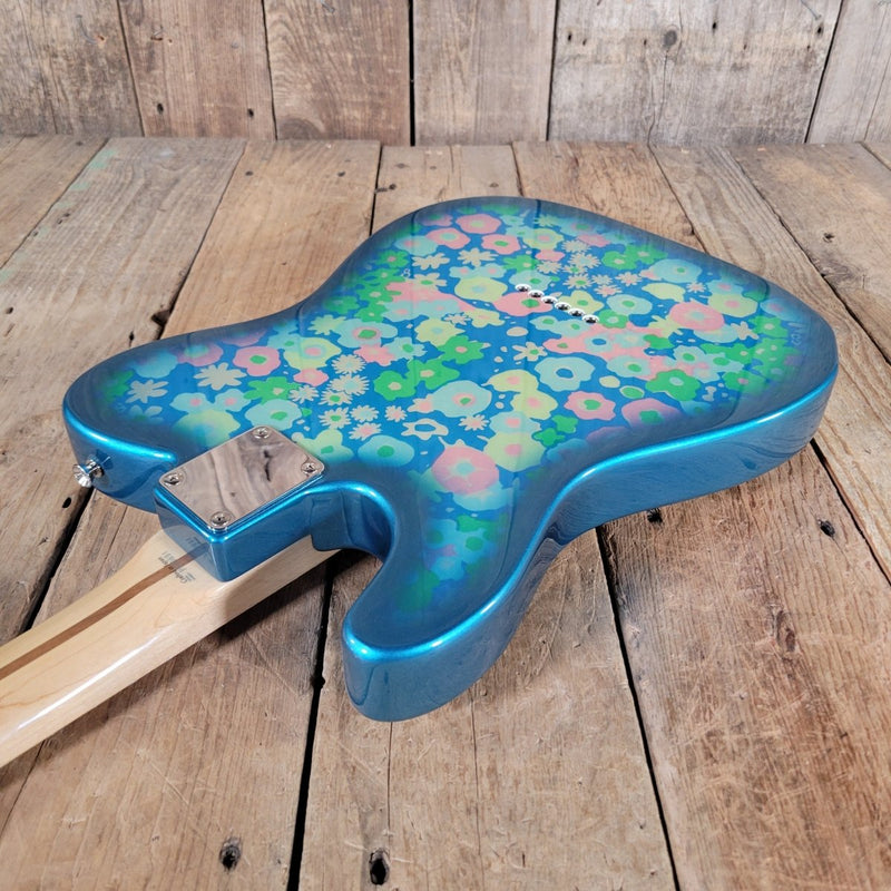 Fender Blue Flower Telecaster CIJ 2002 – Mint w/ Tags & TKL Tweed Case (Crafted in Japan) - Mahar's Vintage Guitars