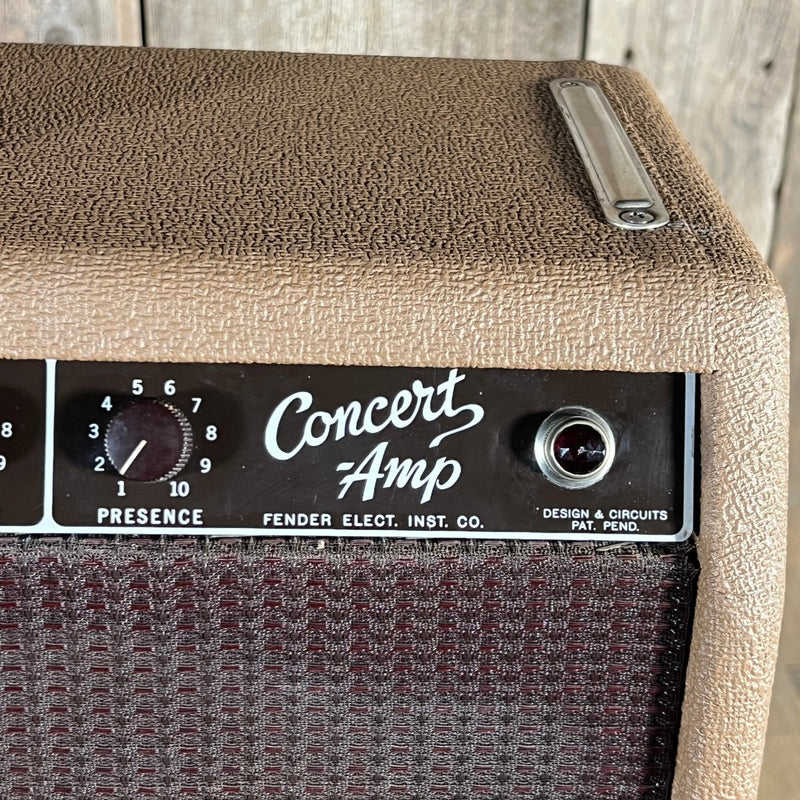 Fender Concert 6G12 - A Brown Tolex Oxblood Grille 1962 - Mahar's Vintage Guitars