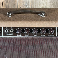 Fender Concert 6G12 - A Brown Tolex Oxblood Grille 1962 - Mahar's Vintage Guitars