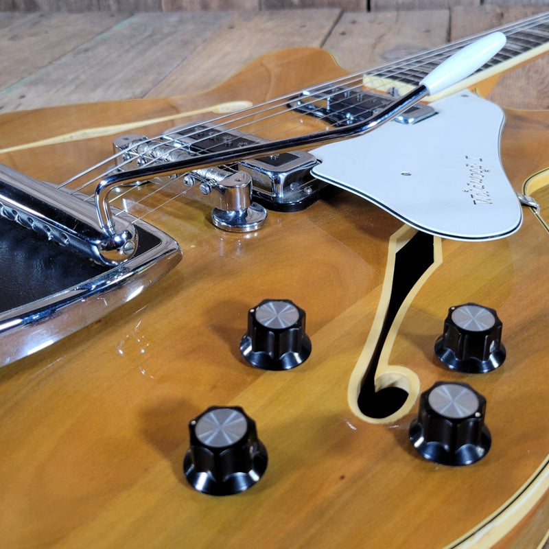 Fender Coronado II Wildwood I “Rainbow Gold” 1967 – Vintage Semi - Hollow Electric Guitar - Mahar's Vintage Guitars