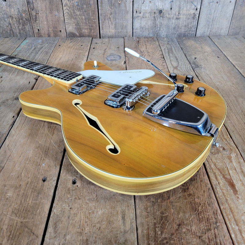 Fender Coronado II Wildwood I “Rainbow Gold” 1967 – Vintage Semi - Hollow Electric Guitar - Mahar's Vintage Guitars