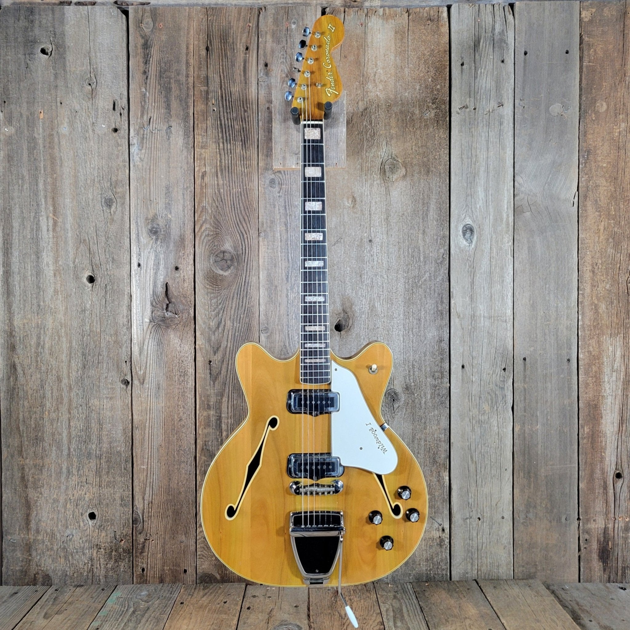 Fender Coronado II Wildwood I “Rainbow Gold” 1967 – Vintage Semi - Hollow Electric Guitar - Mahar's Vintage Guitars