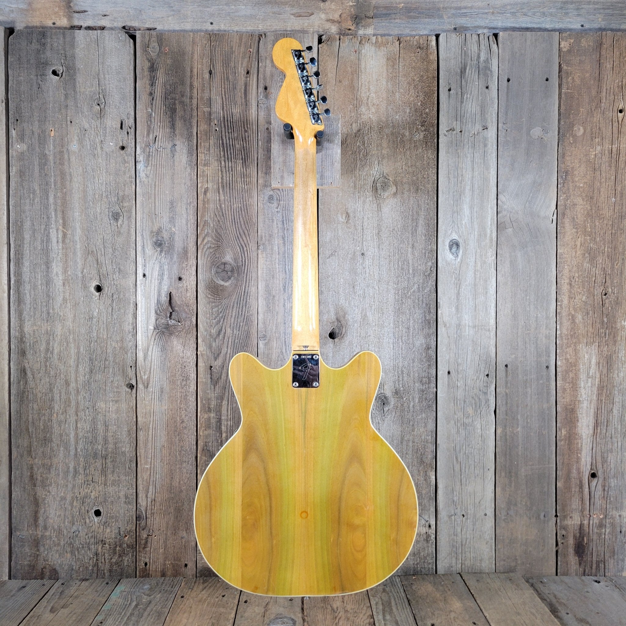 Fender Coronado II Wildwood I “Rainbow Gold” 1967 – Vintage Semi - Hollow Electric Guitar - Mahar's Vintage Guitars