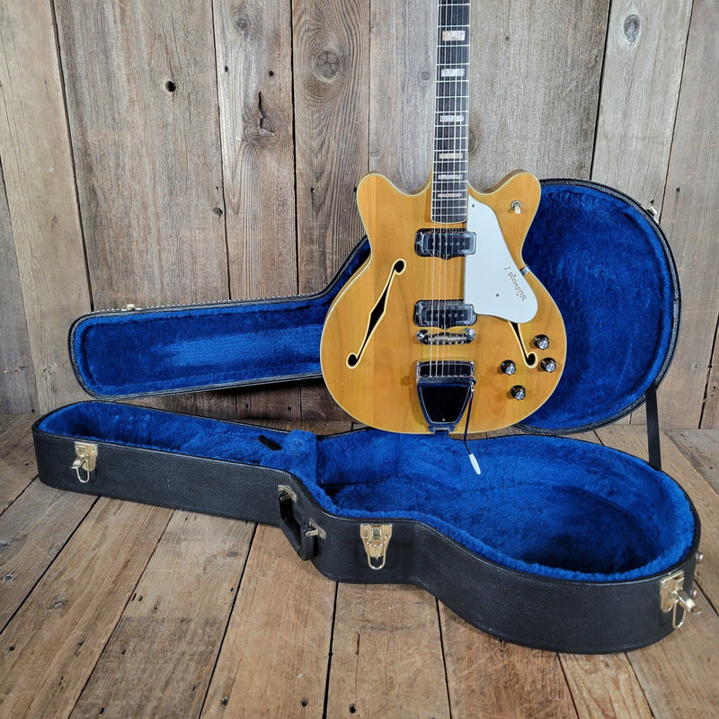 Fender Coronado II Wildwood I “Rainbow Gold” 1967 – Vintage Semi - Hollow Electric Guitar - Mahar's Vintage Guitars