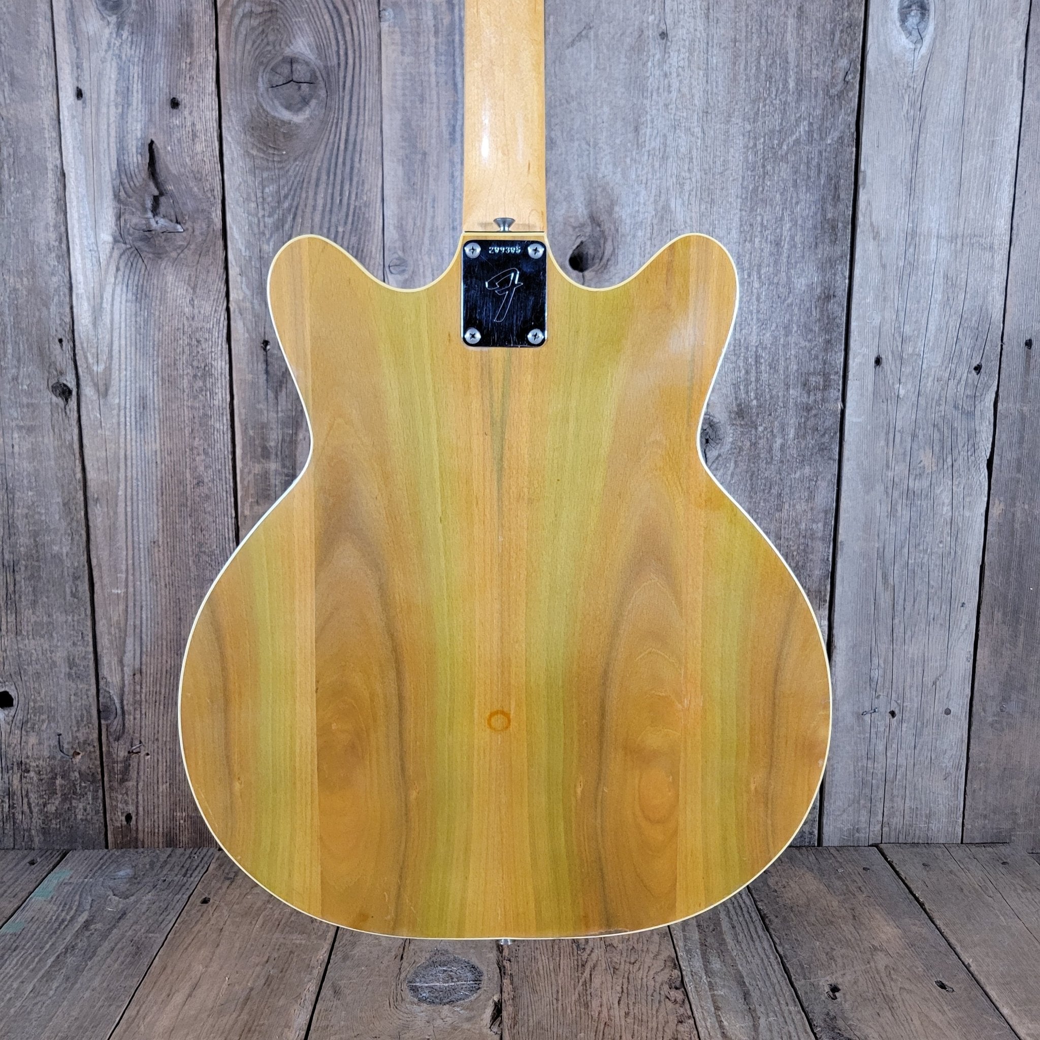 Fender Coronado II Wildwood I “Rainbow Gold” 1967 – Vintage Semi - Hollow Electric Guitar - Mahar's Vintage Guitars
