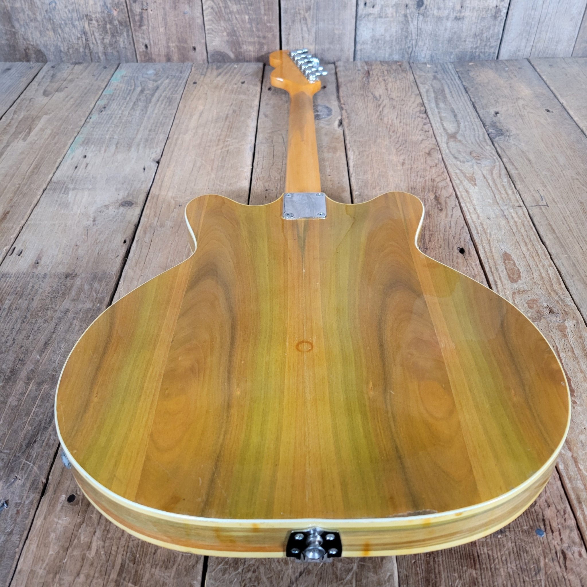 Fender Coronado II Wildwood I “Rainbow Gold” 1967 – Vintage Semi - Hollow Electric Guitar - Mahar's Vintage Guitars