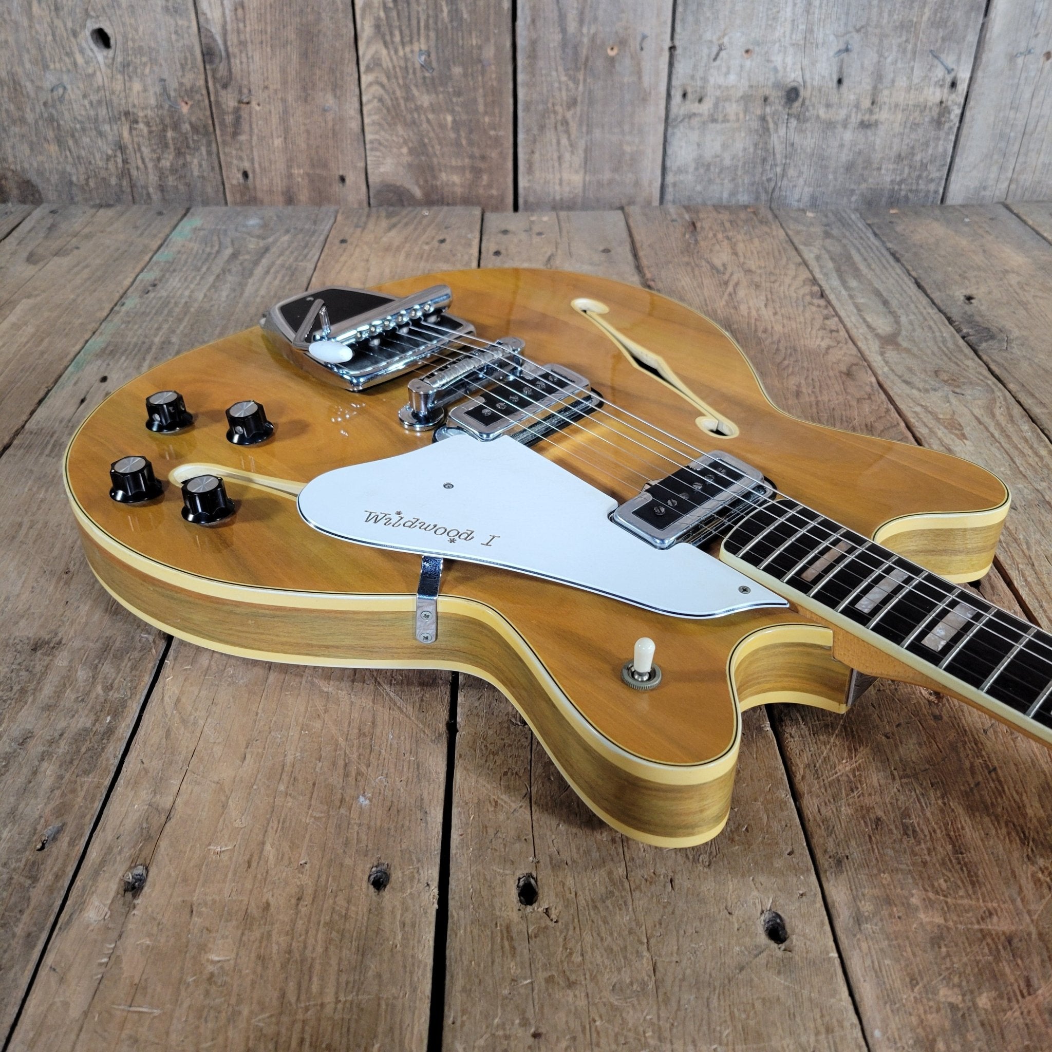 Fender Coronado II Wildwood I “Rainbow Gold” 1967 – Vintage Semi - Hollow Electric Guitar - Mahar's Vintage Guitars