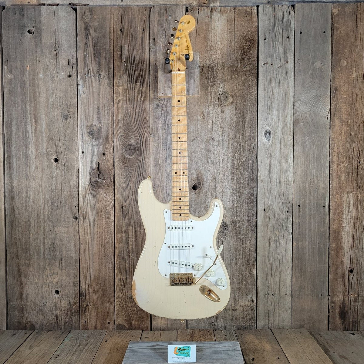 Fender Cunetto Relic Strat 1995 Mary Kaye — First Year, WB - Mahar's Vintage Guitars