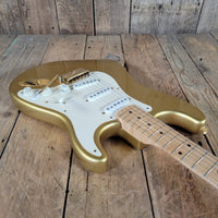 Fender Custom Shop '54 Strat 1998 Aztec Gold — Gold Hardware - Mahar's Vintage Guitars
