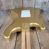 Fender Custom Shop '54 Strat 1998 Aztec Gold — Gold Hardware - Mahar's Vintage Guitars