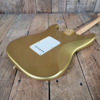 Fender Custom Shop '54 Strat 1998 Aztec Gold — Gold Hardware - Mahar's Vintage Guitars