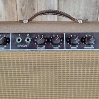 Fender Deluxe 1962 – Brown Tolex Tube Combo Amp, Near Mint, Original Oxford Speaker - Mahar's Vintage Guitars