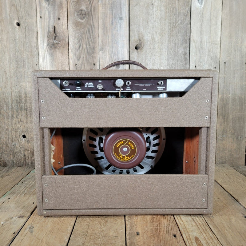 Fender Deluxe 1962 – Brown Tolex Tube Combo Amp, Near Mint, Original Oxford Speaker - Mahar's Vintage Guitars