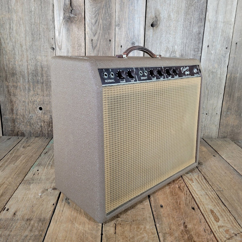 Fender Deluxe 1962 – Brown Tolex Tube Combo Amp, Near Mint, Original Oxford Speaker - Mahar's Vintage Guitars