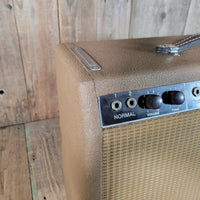 Fender Deluxe 6G3 - A – Brown Tolex Vintage Tube Amp with Tremolo, Original Transformer 1962 - Mahar's Vintage Guitars