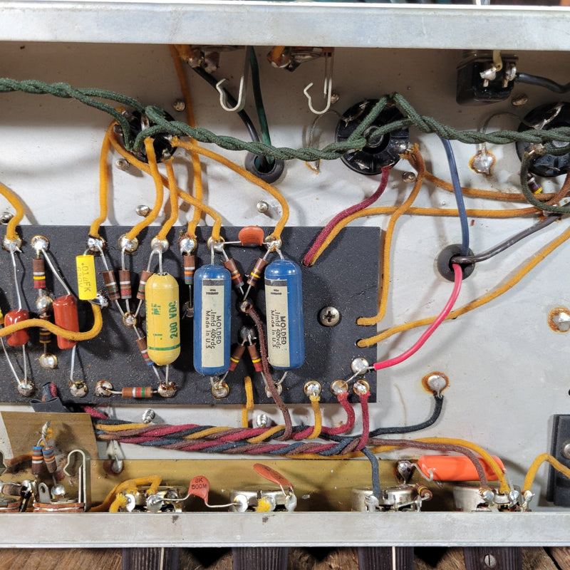 Fender Deluxe 6G3 - A – Brown Tolex Vintage Tube Amp with Tremolo, Original Transformer 1962 - Mahar's Vintage Guitars